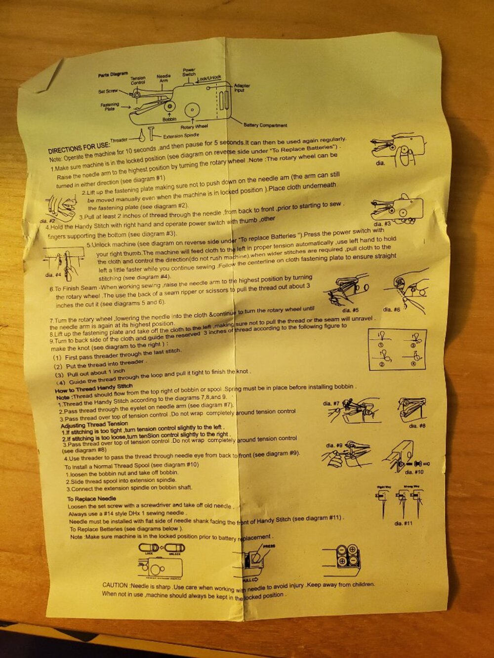 Handheld Sewing Machine - Picture 7 of 10